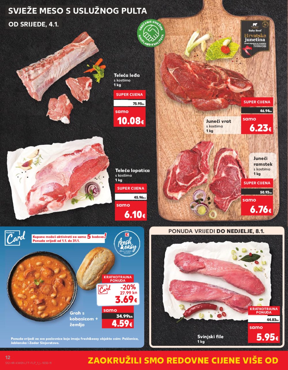Kaufland katalog Akcija 04.01.-10.01.2023. VG, DS, Ma, Vu, Rv, Po
