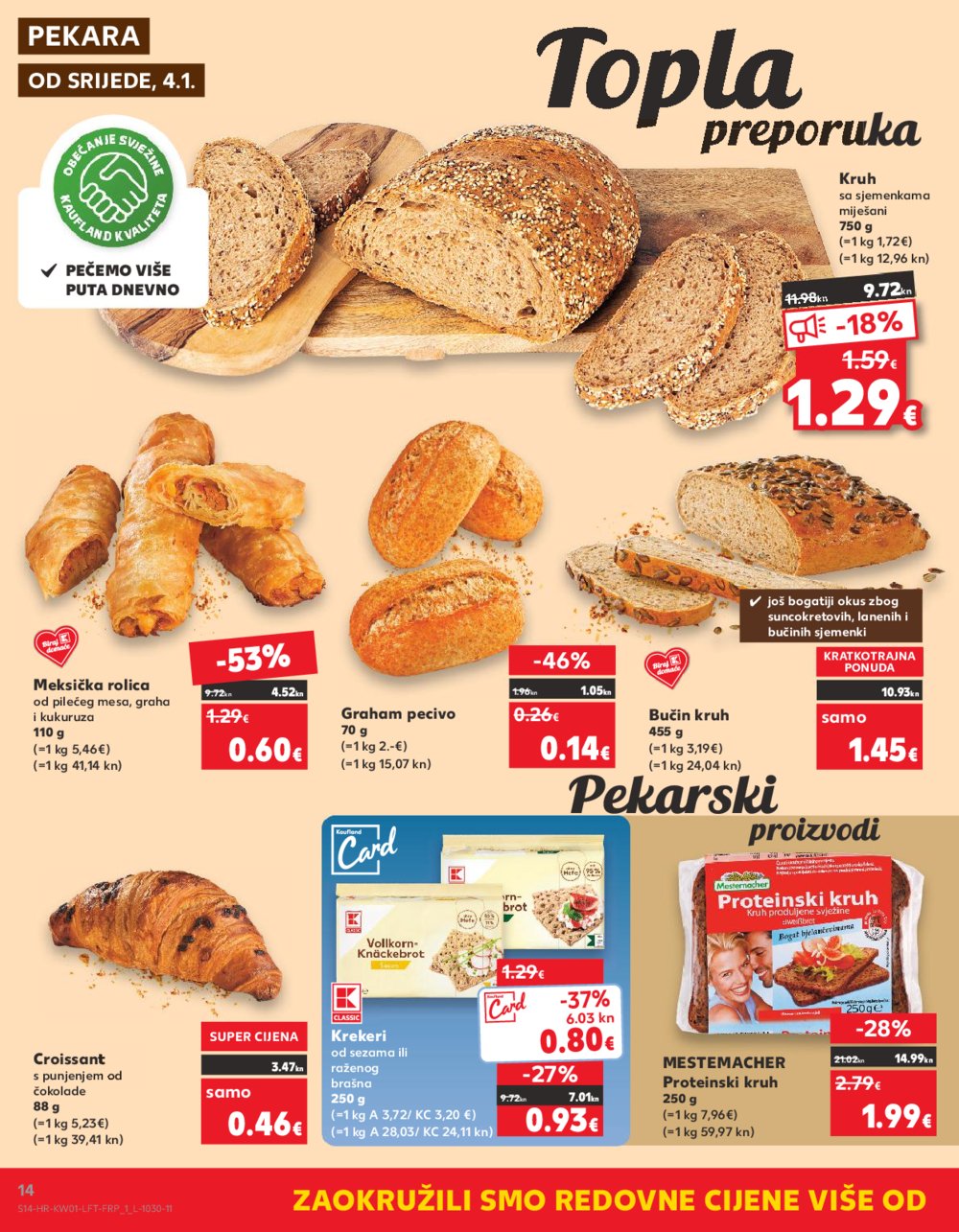 Kaufland katalog Akcija 04.01.-10.01.2023. VG, DS, Ma, Vu, Rv, Po