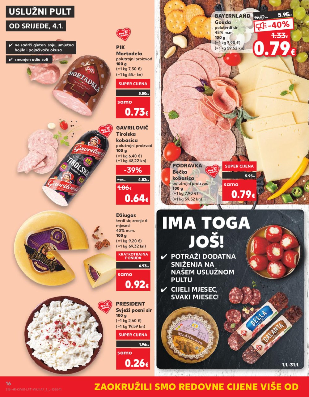 Kaufland katalog Akcija 04.01.-10.01.2023. VG, DS, Ma, Vu, Rv, Po