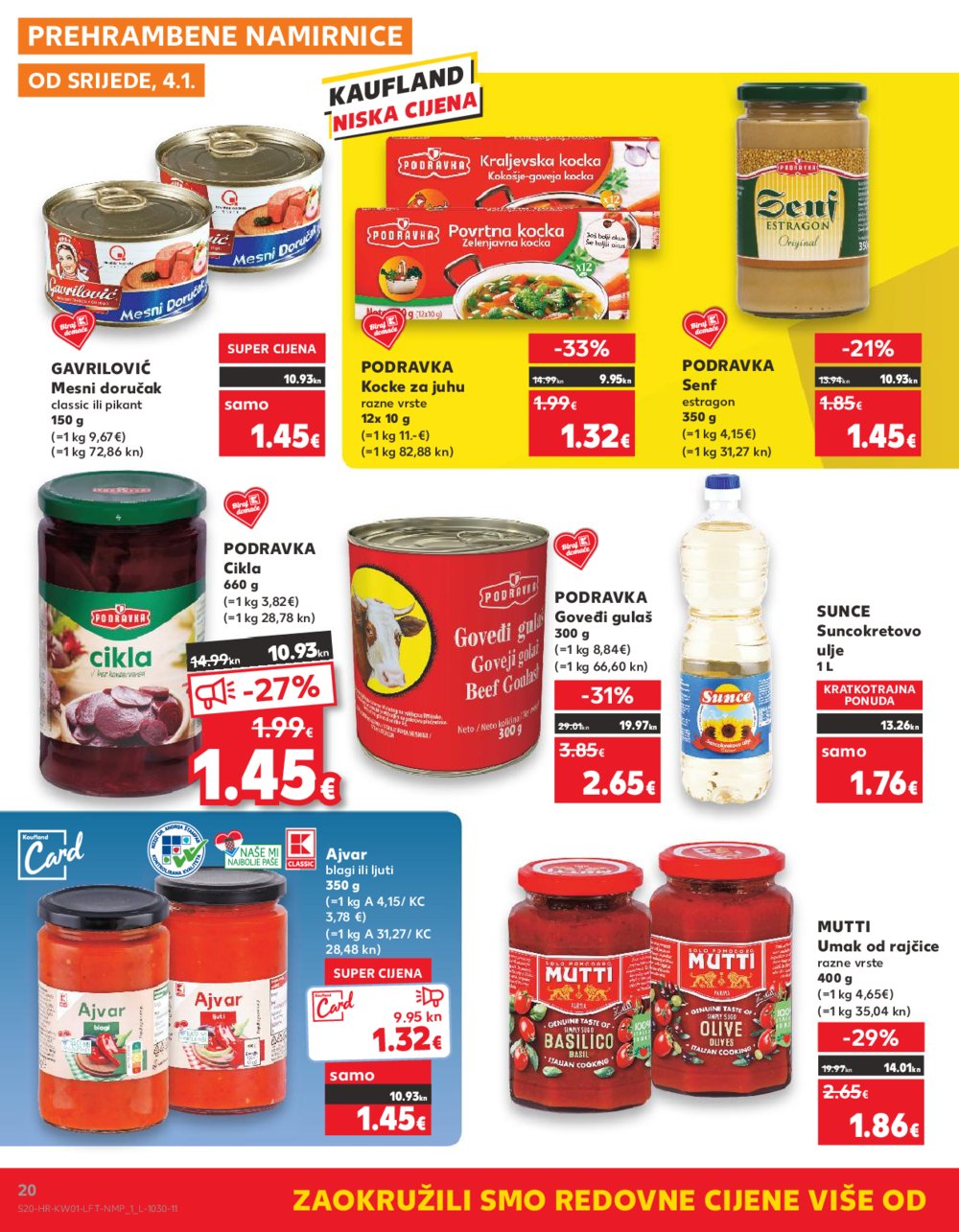 Kaufland katalog Akcija 04.01.-10.01.2023. VG, DS, Ma, Vu, Rv, Po