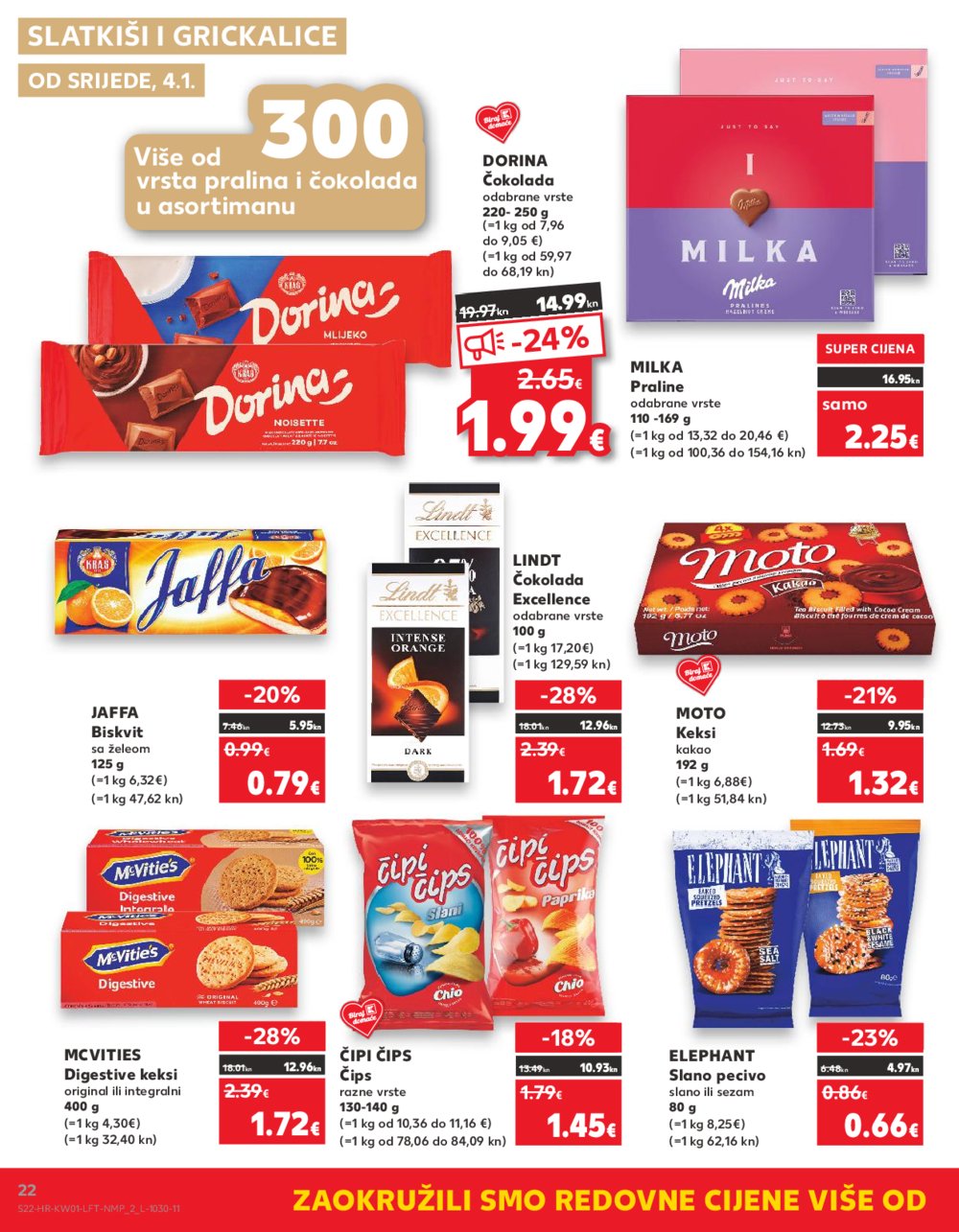 Kaufland katalog Akcija 04.01.-10.01.2023. VG, DS, Ma, Vu, Rv, Po