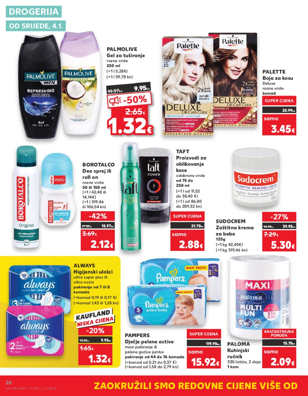 Kaufland katalog Akcija 04.01.-10.01.2023. VG, DS, Ma, Vu, Rv, Po