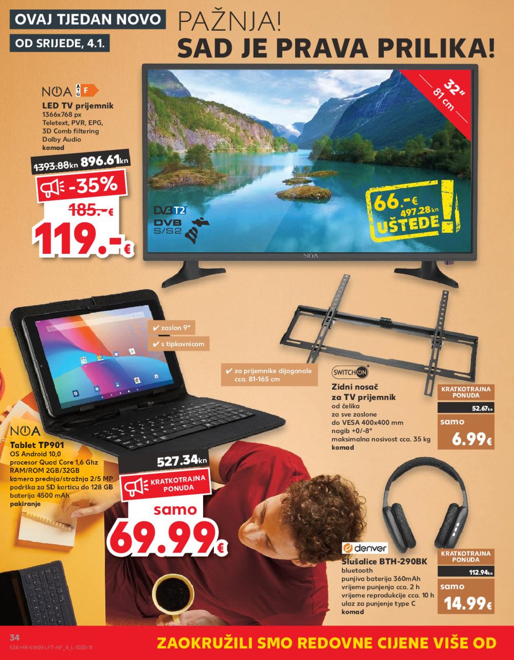 Kaufland katalog Akcija 04.01.-10.01.2023. VG, DS, Ma, Vu, Rv, Po