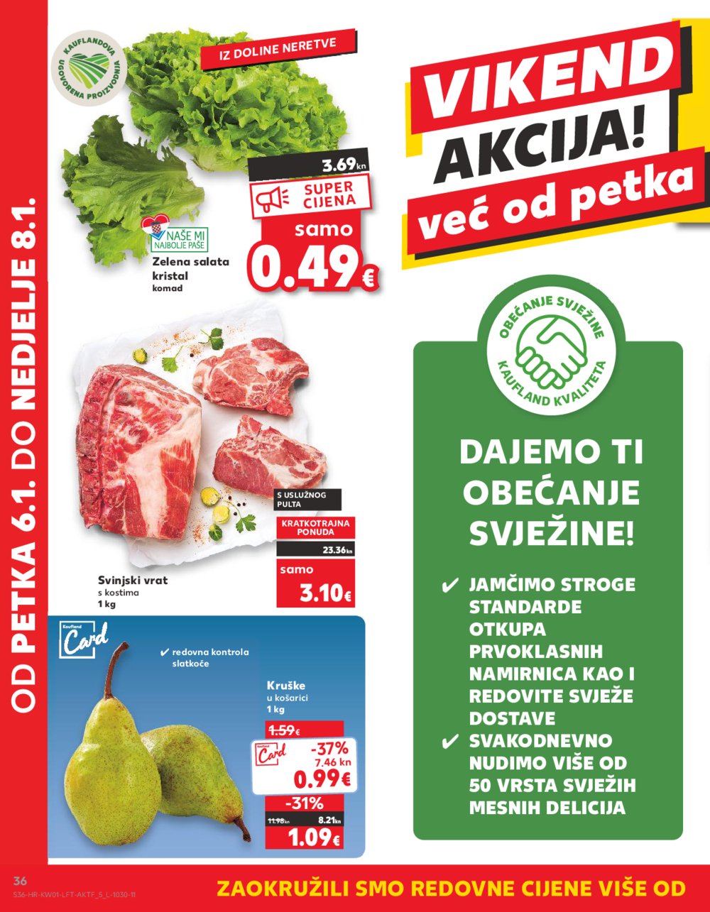 Kaufland katalog Akcija 04.01.-10.01.2023. VG, DS, Ma, Vu, Rv, Po