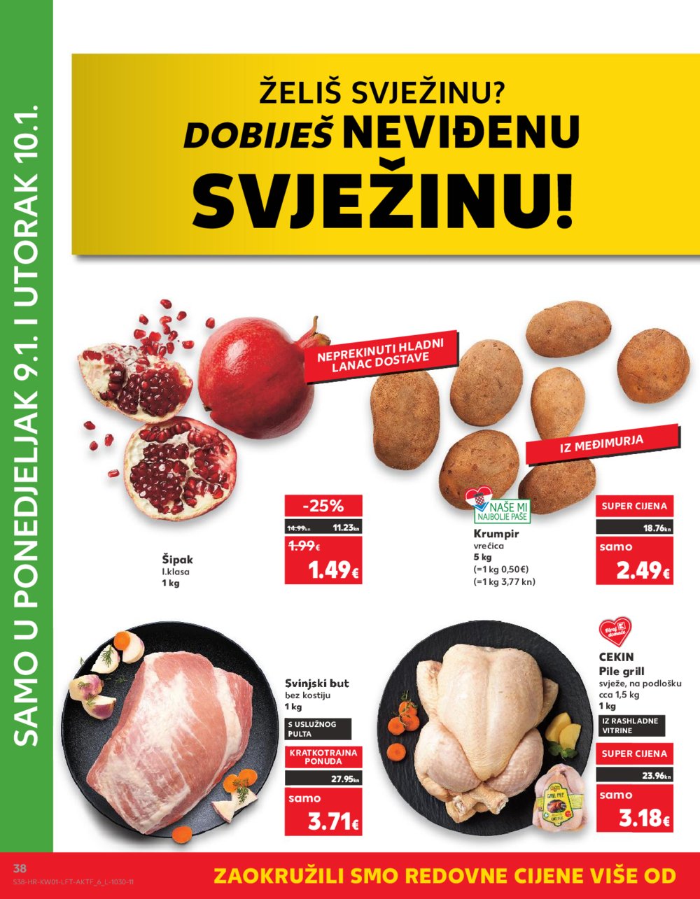 Kaufland katalog Akcija 04.01.-10.01.2023. VG, DS, Ma, Vu, Rv, Po