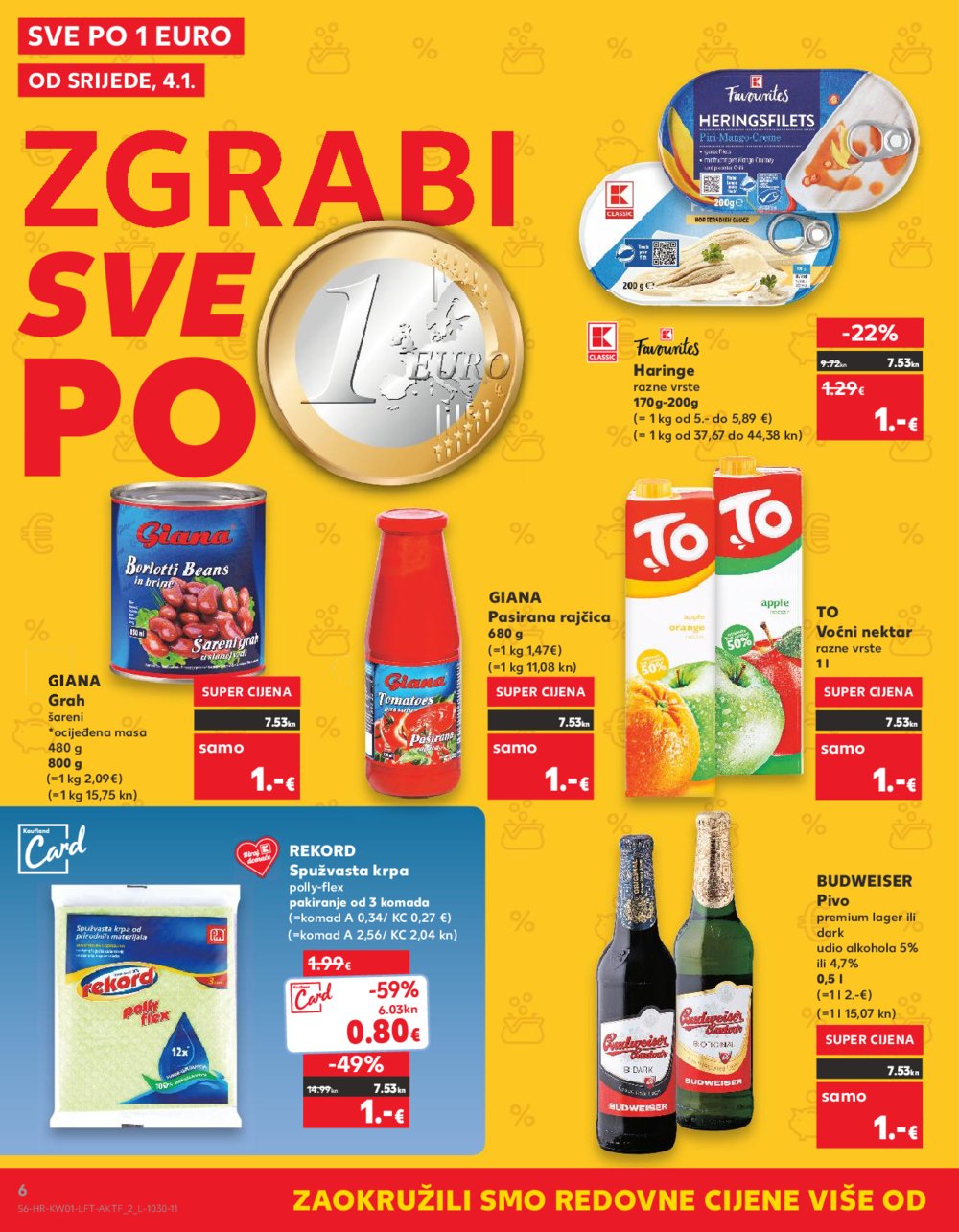 Kaufland katalog Akcija 04.01.-10.01.2023. VG, DS, Ma, Vu, Rv, Po
