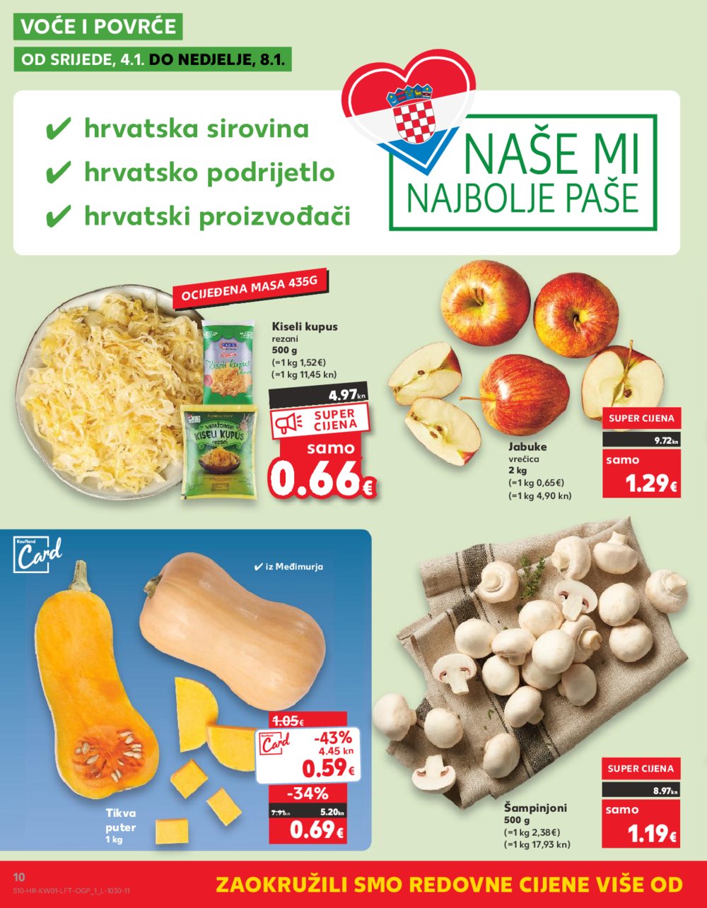 Kaufland katalog Akcija 04.01.-10.01.2023. VG, DS, Ma, Vu, Rv, Po