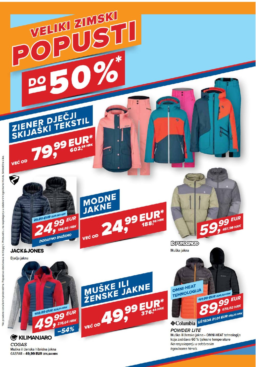 Hervis katalog Veliki zimski popusti 10.02.-19.02.2023.