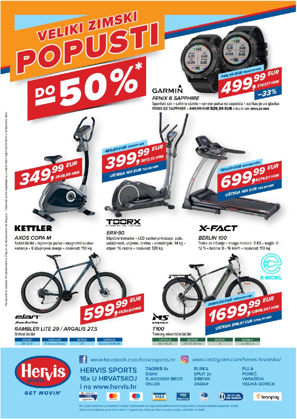 Hervis katalog Veliki zimski popusti 10.02.-19.02.2023.