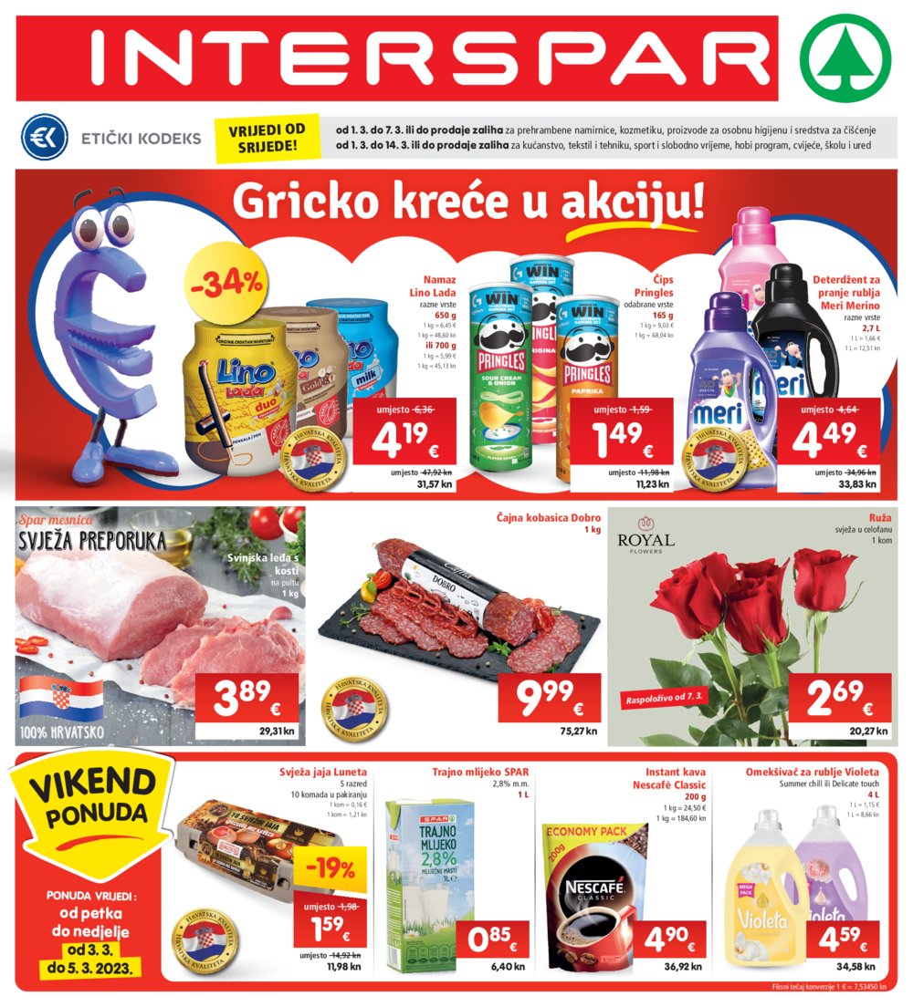 INTERSPAR katalog Akcija 01.03.-07.03.2023.