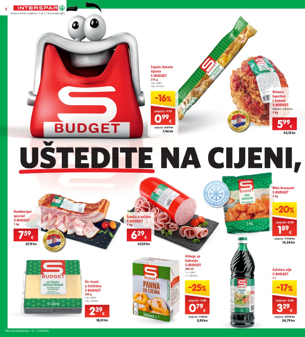 INTERSPAR katalog Akcija 01.03.-07.03.2023.