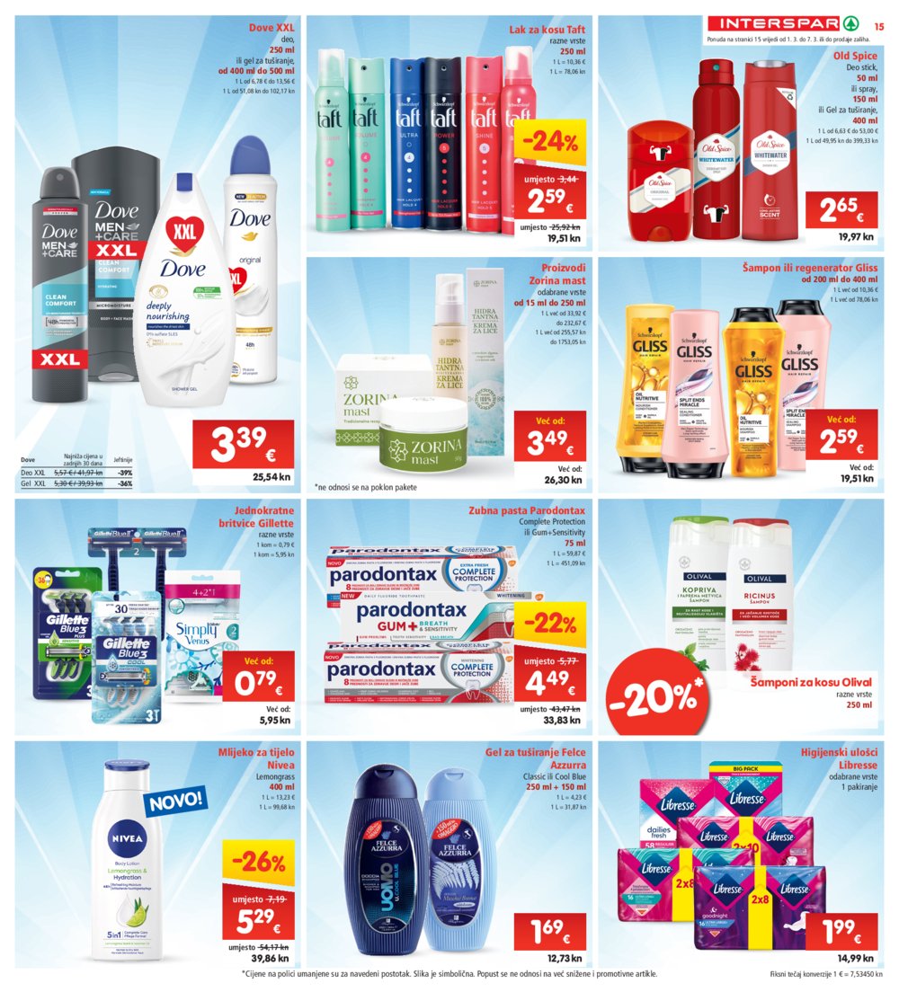 INTERSPAR katalog Akcija 01.03.-07.03.2023.
