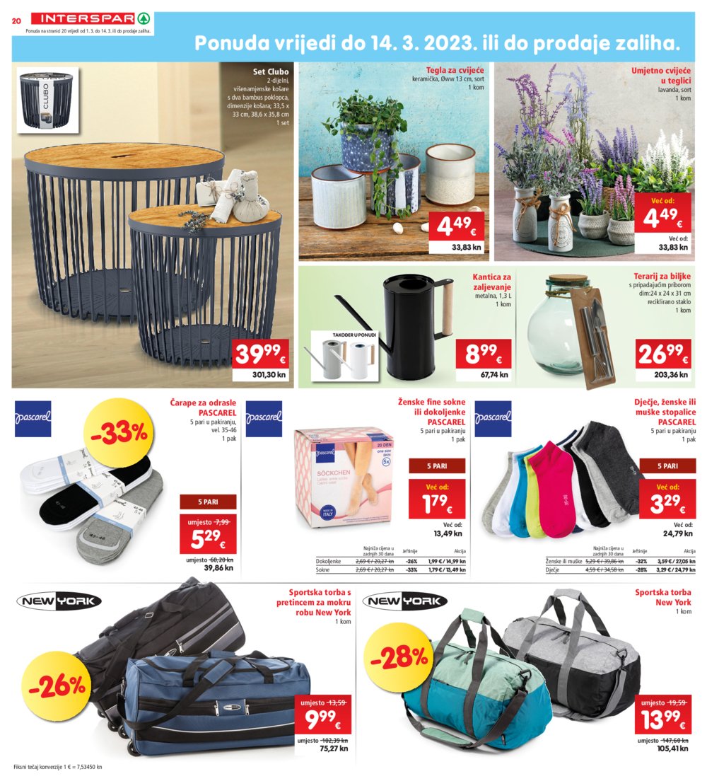 INTERSPAR katalog Akcija 01.03.-07.03.2023.