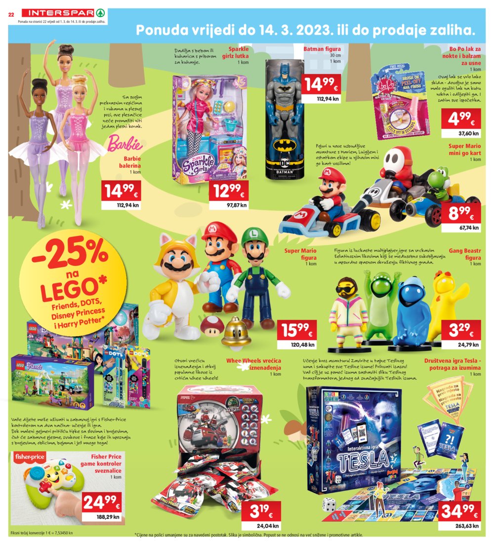 INTERSPAR katalog Akcija 01.03.-07.03.2023.