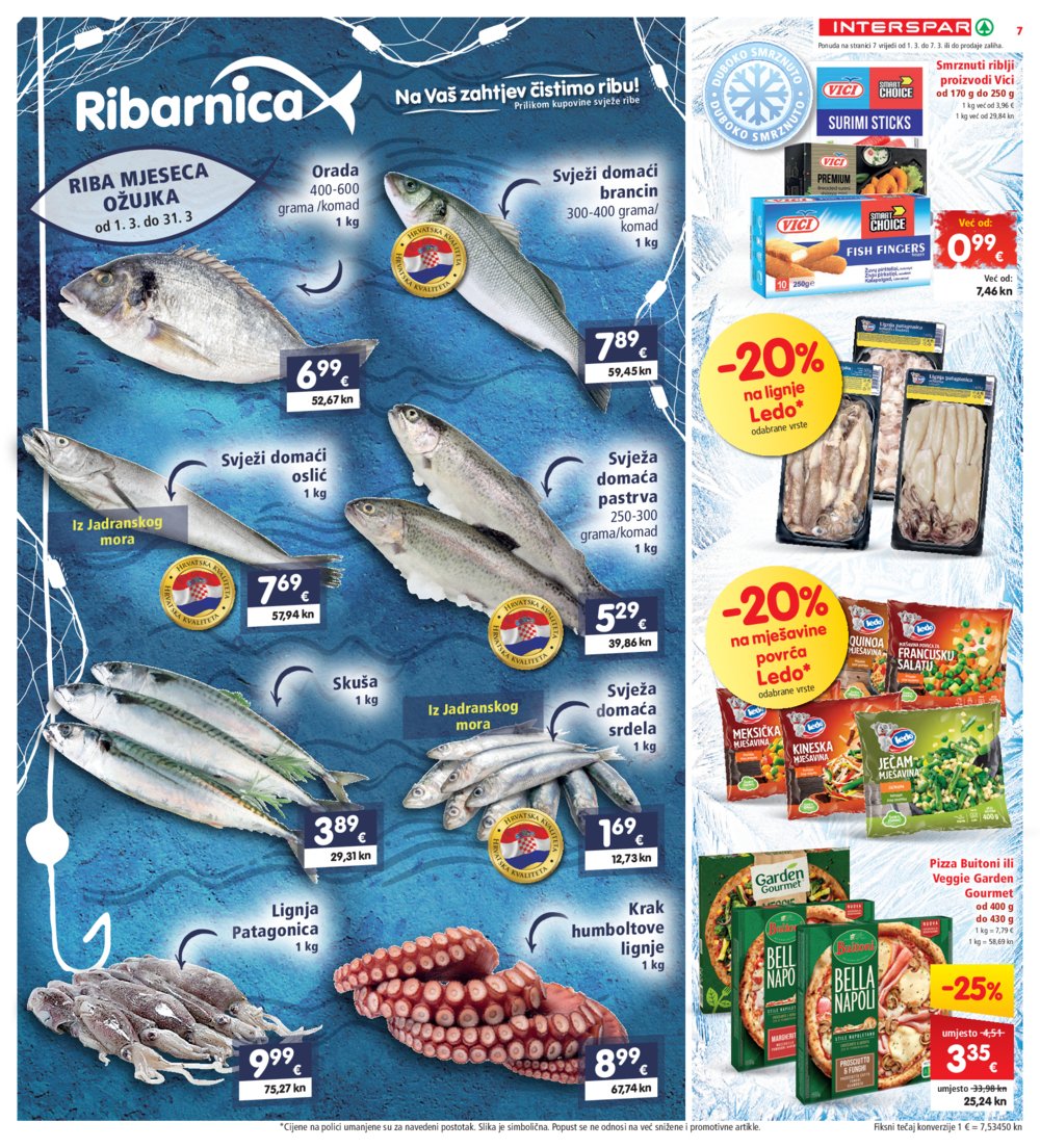 INTERSPAR katalog Akcija 01.03.-07.03.2023.