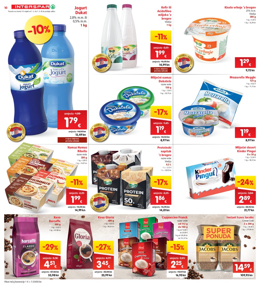 INTERSPAR katalog Akcija 01.03.-07.03.2023.