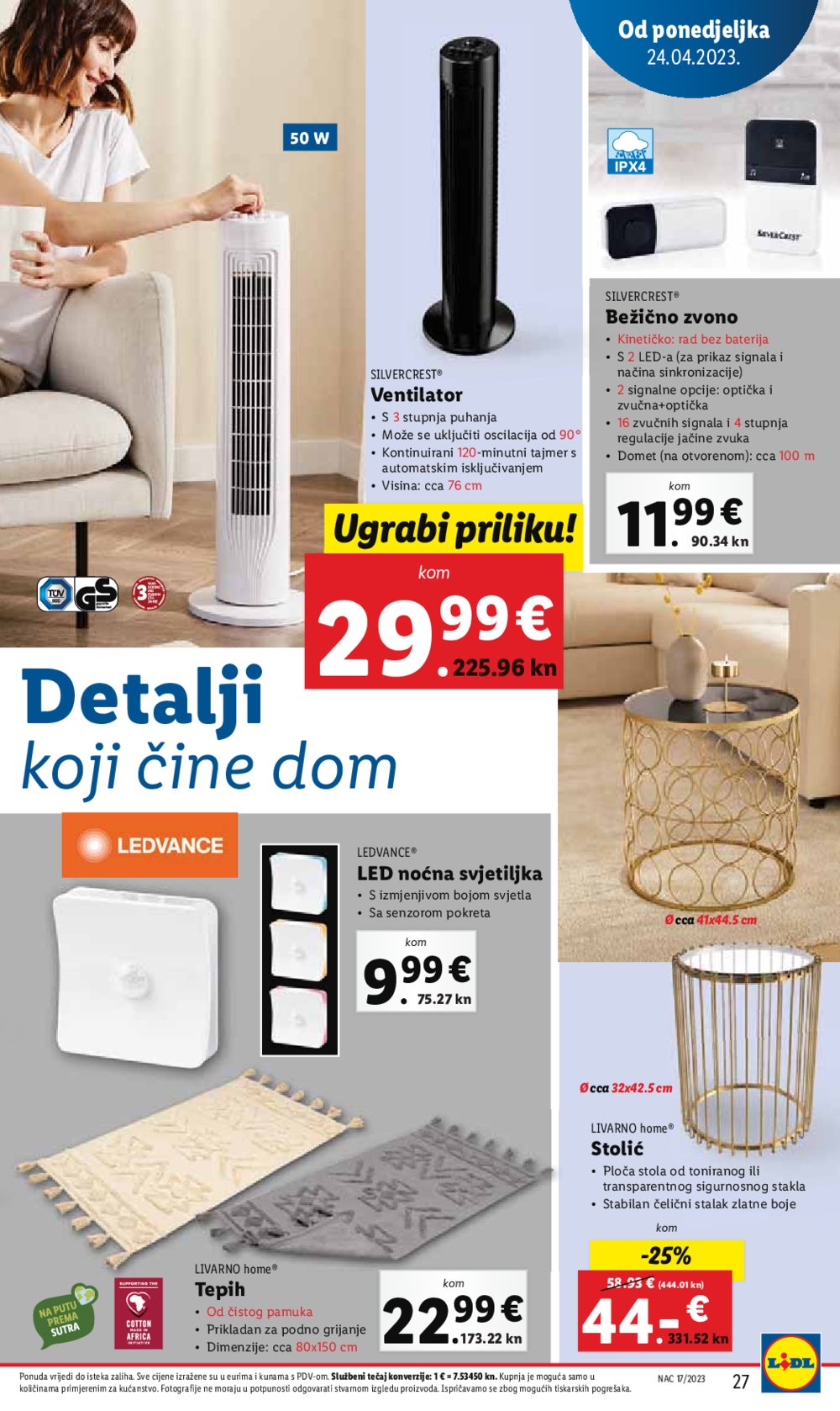 Lidl katalog Akcija 24.04.-01.05.2023.