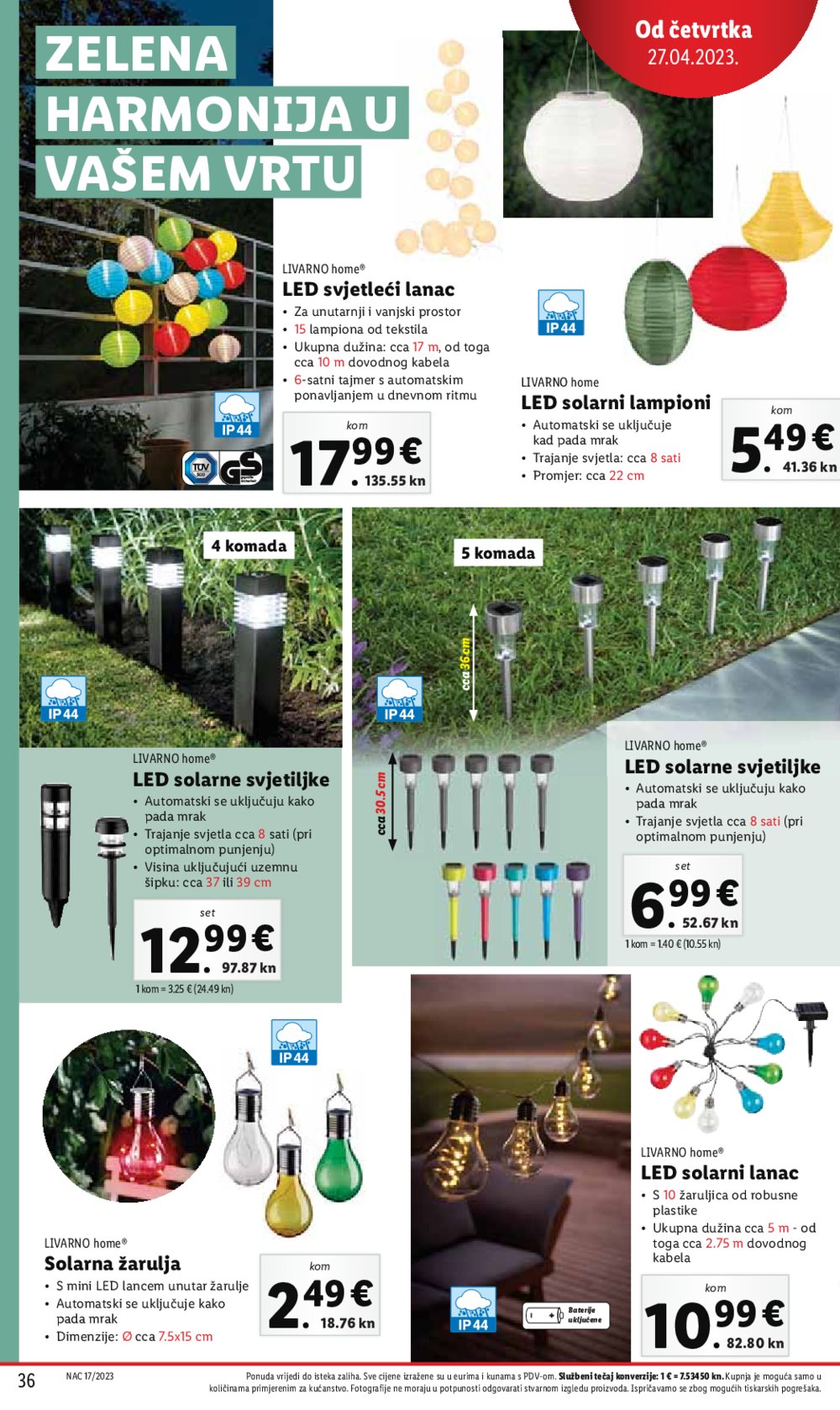 Lidl katalog Akcija 24.04.-01.05.2023.