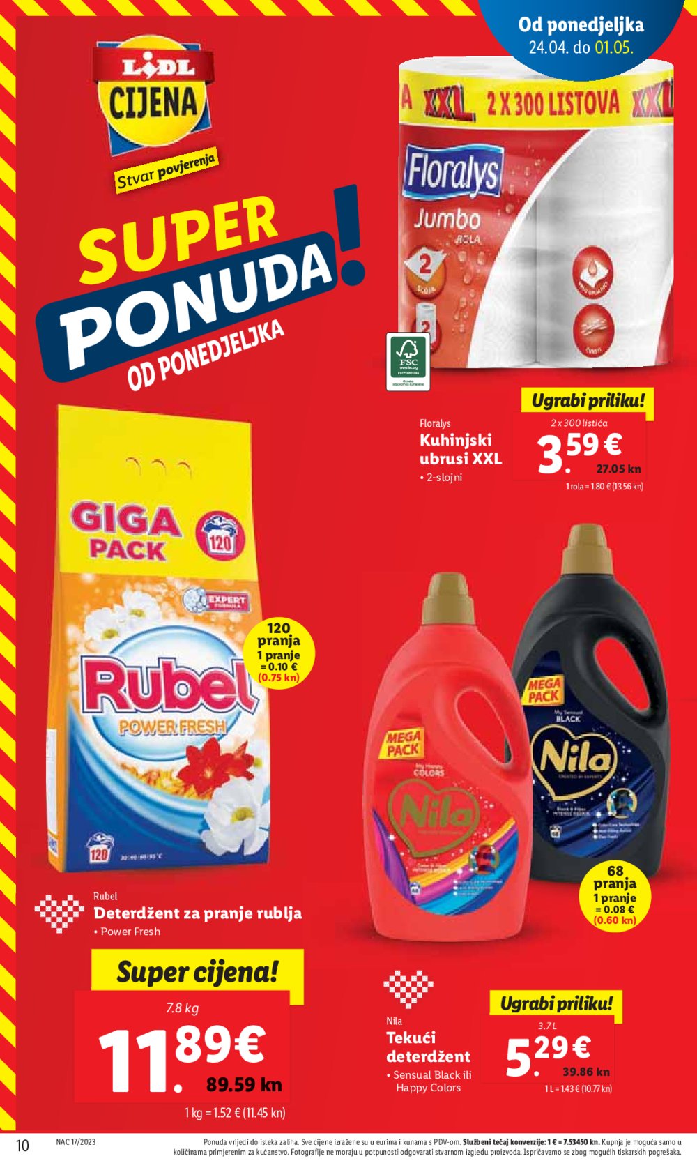 Lidl katalog Akcija 24.04.-01.05.2023.