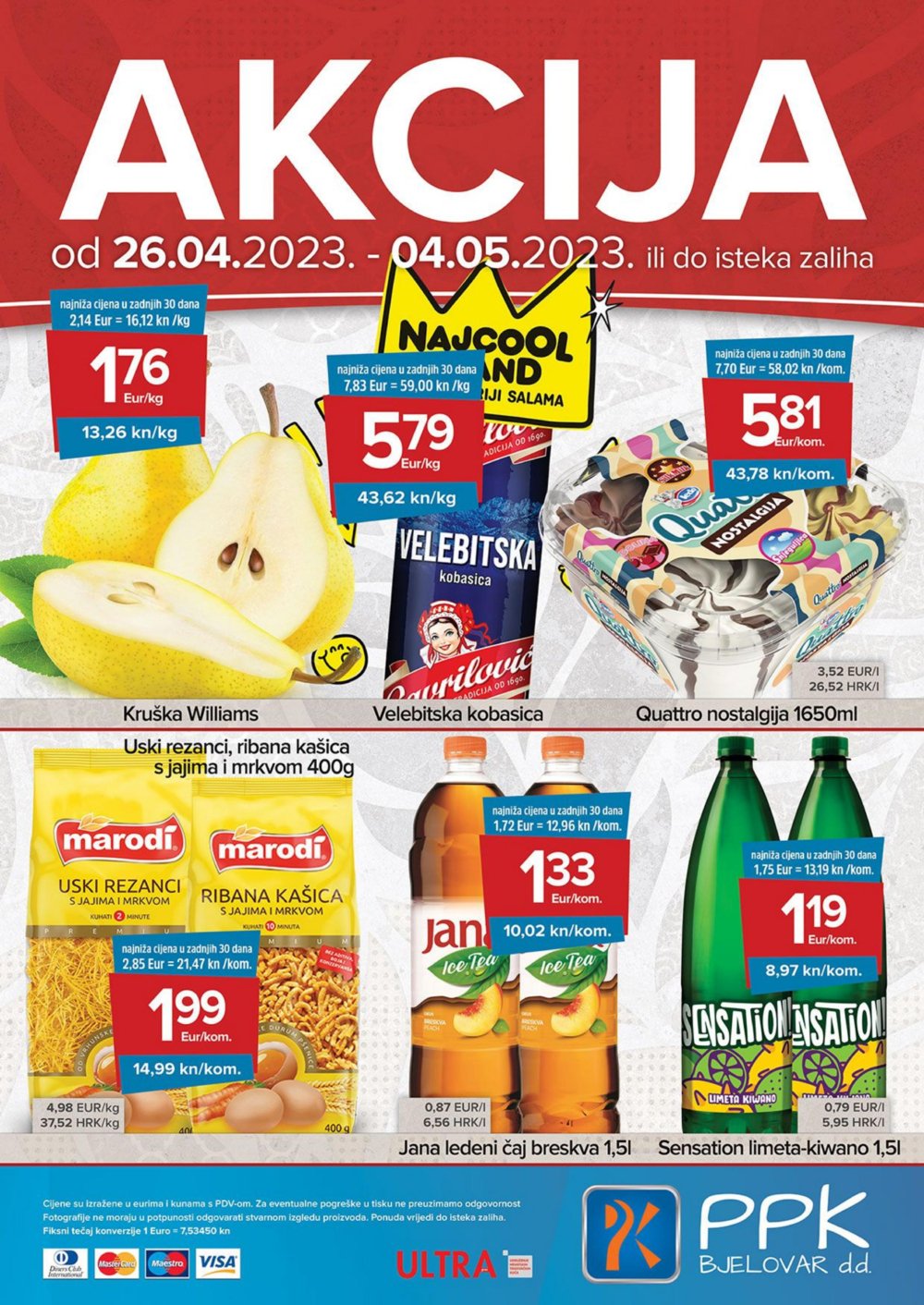 PPK Bjelovar katalog Akcija 26.04.-04.05.2023.