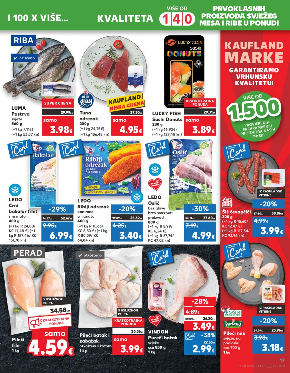 Kaufland Katalog Akcija 21.06.-27.06.2023 Zadar Višnjik, Zadar Sinjoretovo, Umag, Biograd na moru, Pula, Šibenik i Trogir