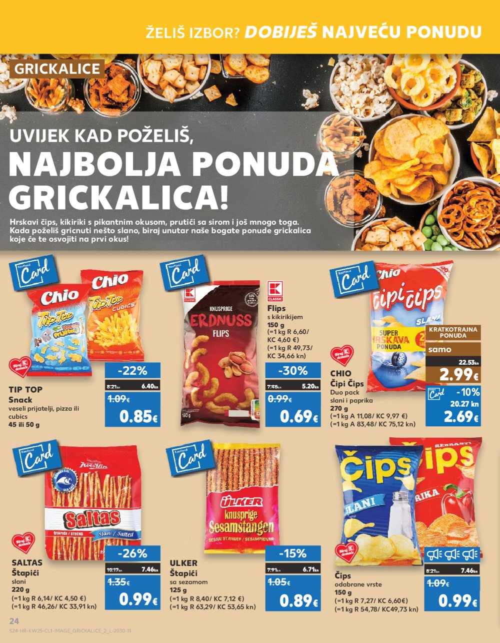 Kaufland Katalog Akcija 21.06.-27.06.2023 Zadar Višnjik, Zadar Sinjoretovo, Umag, Biograd na moru, Pula, Šibenik i Trogir
