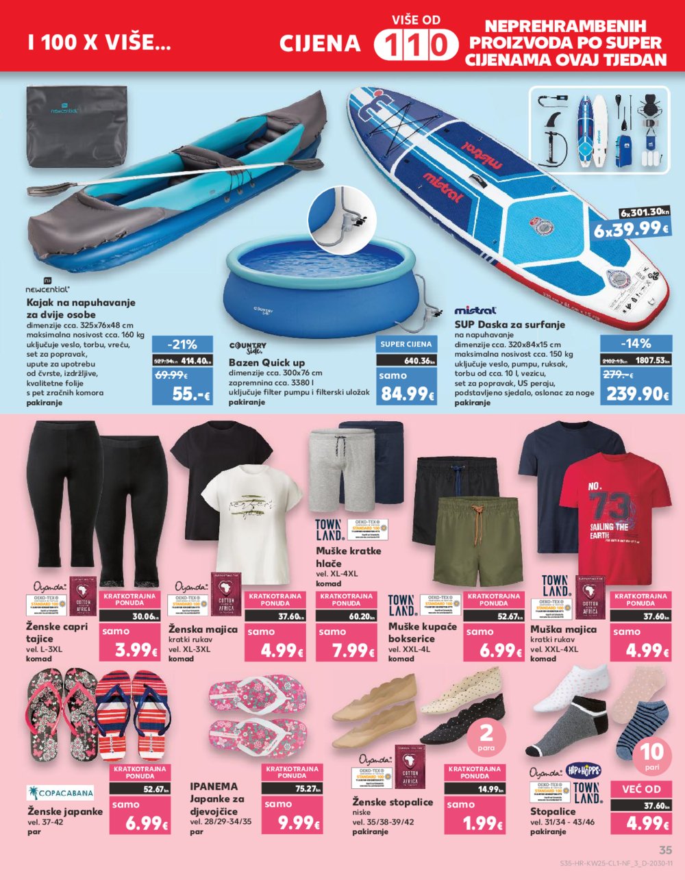 Kaufland Katalog Akcija 21.06.-27.06.2023 Zadar Višnjik, Zadar Sinjoretovo, Umag, Biograd na moru, Pula, Šibenik i Trogir
