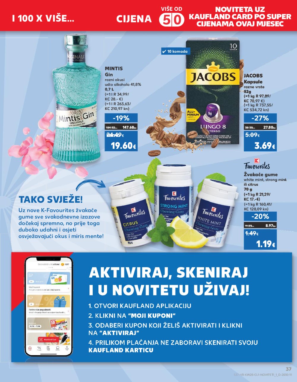 Kaufland Katalog Akcija 21.06.-27.06.2023 Zadar Višnjik, Zadar Sinjoretovo, Umag, Biograd na moru, Pula, Šibenik i Trogir