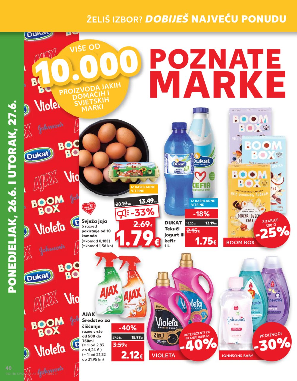 Kaufland Katalog Akcija 21.06.-27.06.2023 Zadar Višnjik, Zadar Sinjoretovo, Umag, Biograd na moru, Pula, Šibenik i Trogir