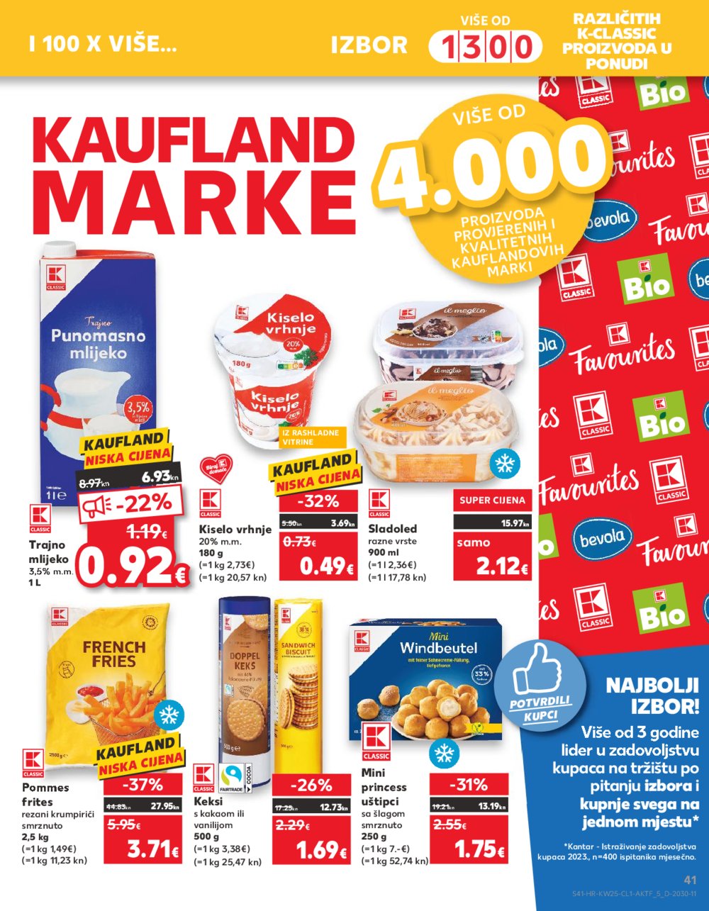 Kaufland Katalog Akcija 21.06.-27.06.2023 Zadar Višnjik, Zadar Sinjoretovo, Umag, Biograd na moru, Pula, Šibenik i Trogir