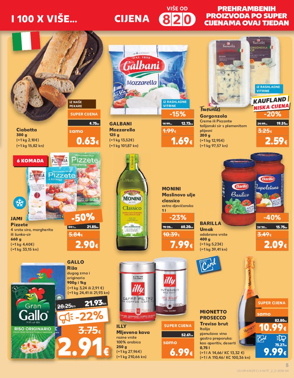 Kaufland katalog 19.07.-25.07.2023. Zadar Višnjik, Zadar Sinjoretovo, Umag, Biograd na Moru, Pula, Šibenik i Trogir