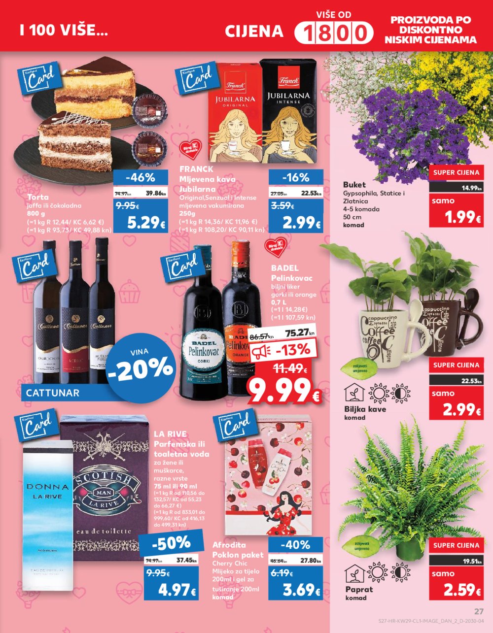 Kaufland katalog 19.07.-25.07.2023. Zadar Višnjik, Zadar Sinjoretovo, Umag, Biograd na Moru, Pula, Šibenik i Trogir