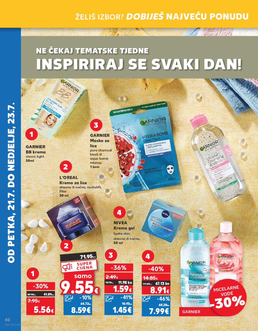 Kaufland katalog 19.07.-25.07.2023. Zadar Višnjik, Zadar Sinjoretovo, Umag, Biograd na Moru, Pula, Šibenik i Trogir