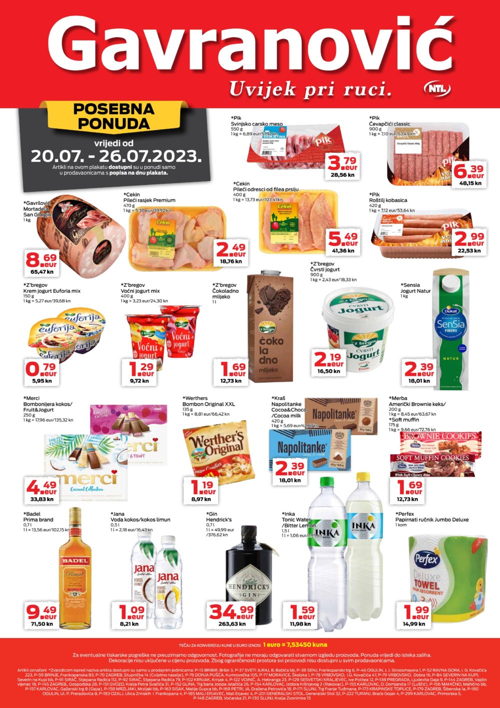 Gavranović katalog Akcija 20.07.-26.07.2023.