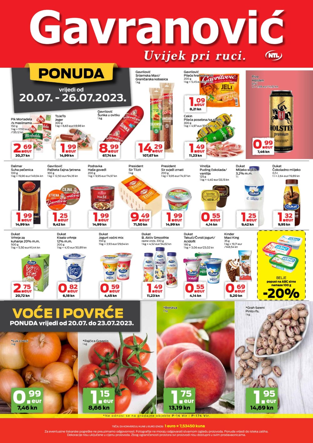 Gavranović katalog Akcija 20.07.-26.07.2023.