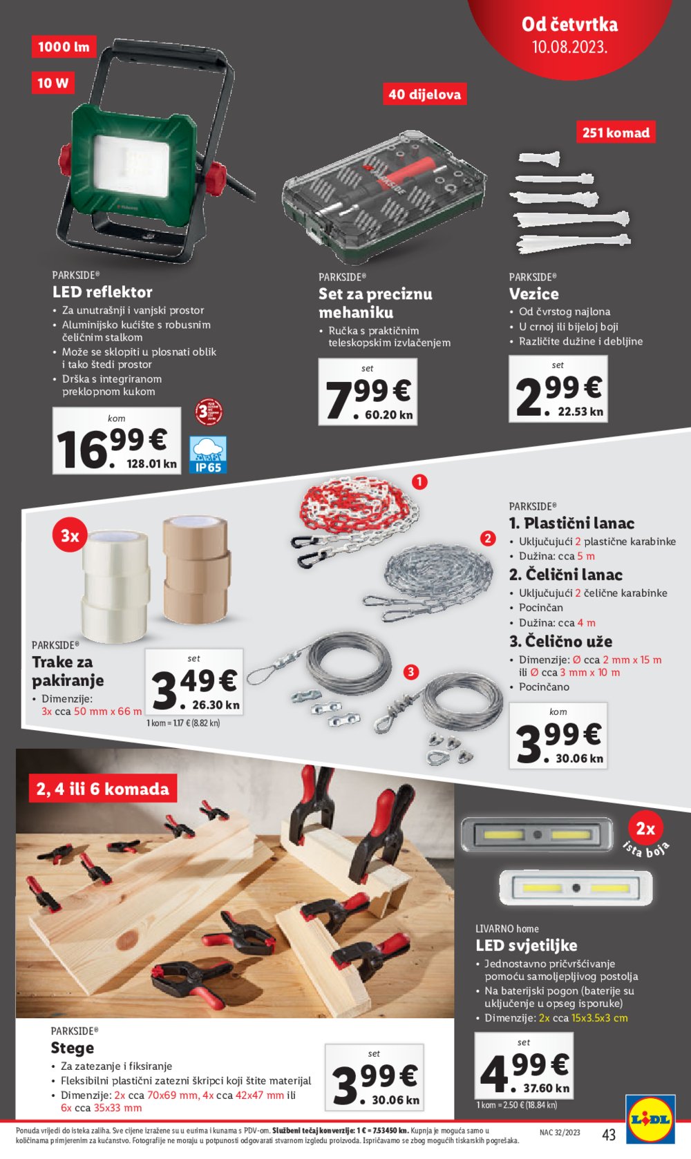 Lidl katalog Akcija 07.08.-14.08.2023.