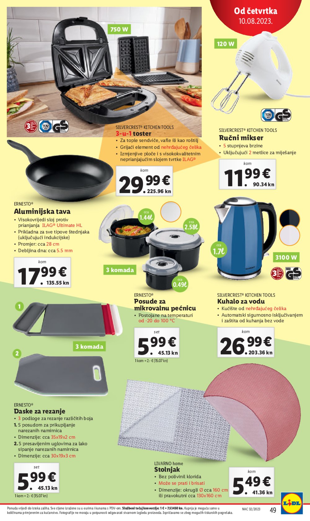 Lidl katalog Akcija 07.08.-14.08.2023.