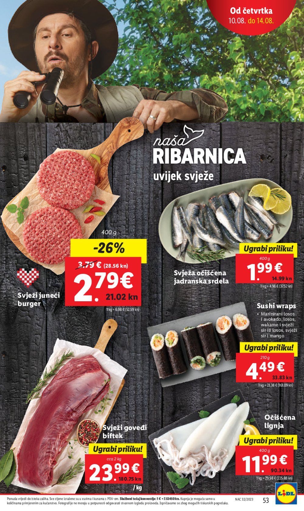 Lidl katalog Akcija 07.08.-14.08.2023.