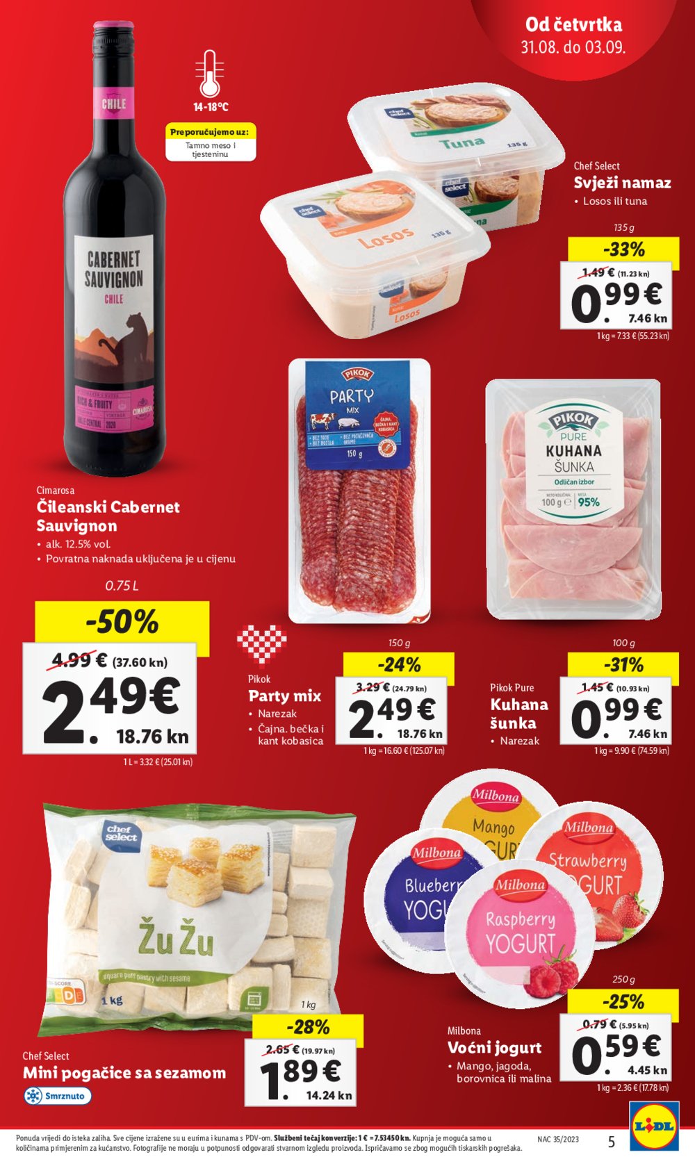 Lidl katalog Ponuda od četvrtka 31.08.-03.09.2023.