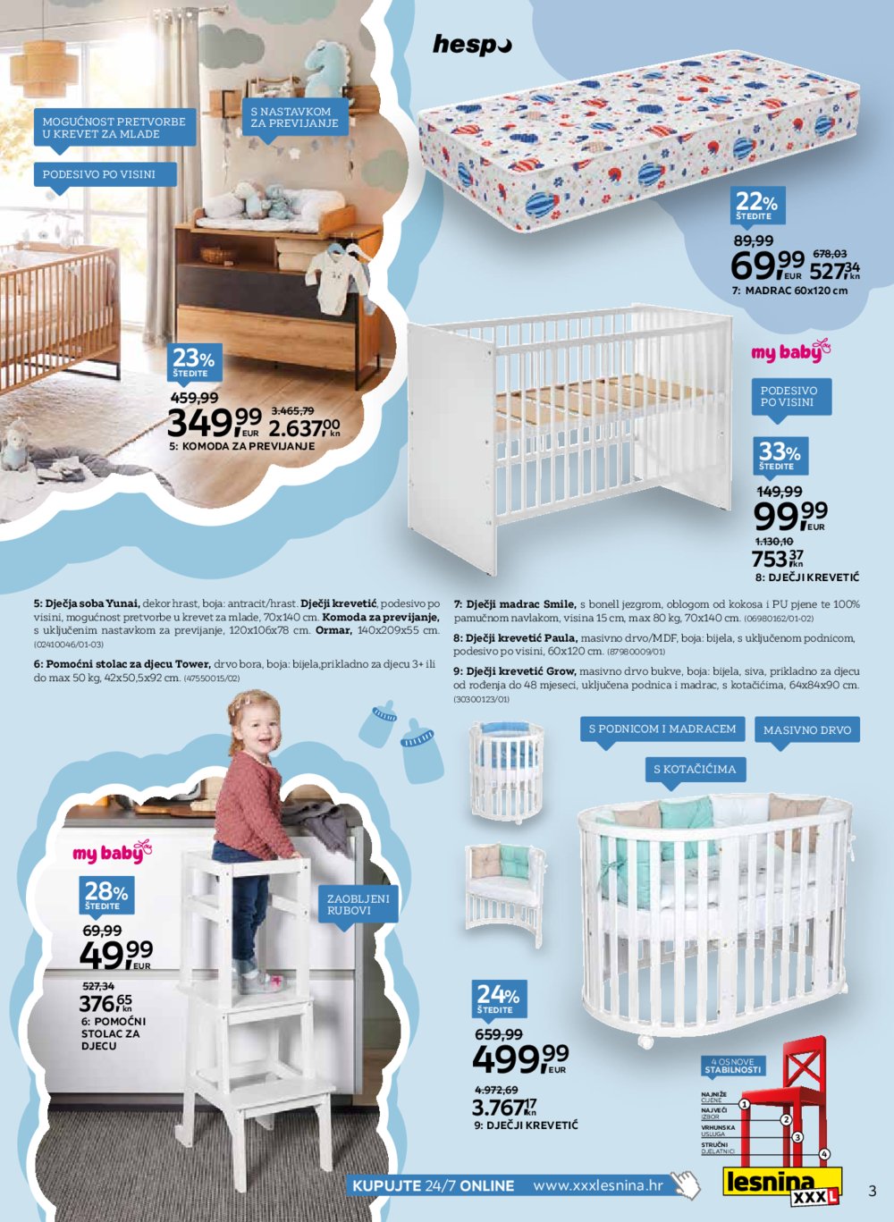 Lesnina katalog Bezbrižno djetinjstvo 01.09.-30.09.2023.