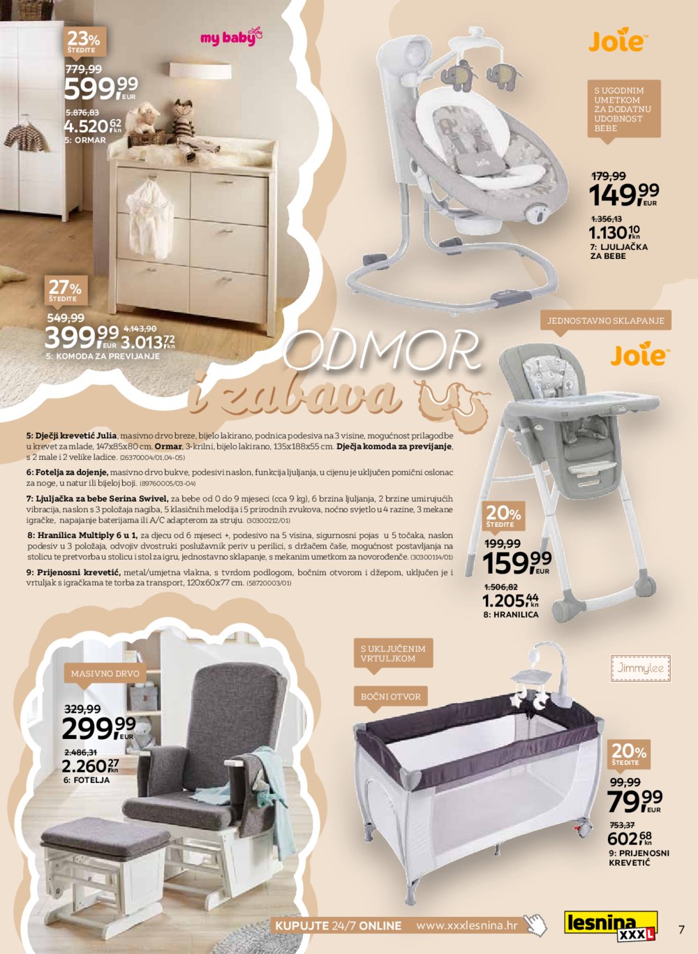 Lesnina katalog Bezbrižno djetinjstvo 01.09.-30.09.2023.