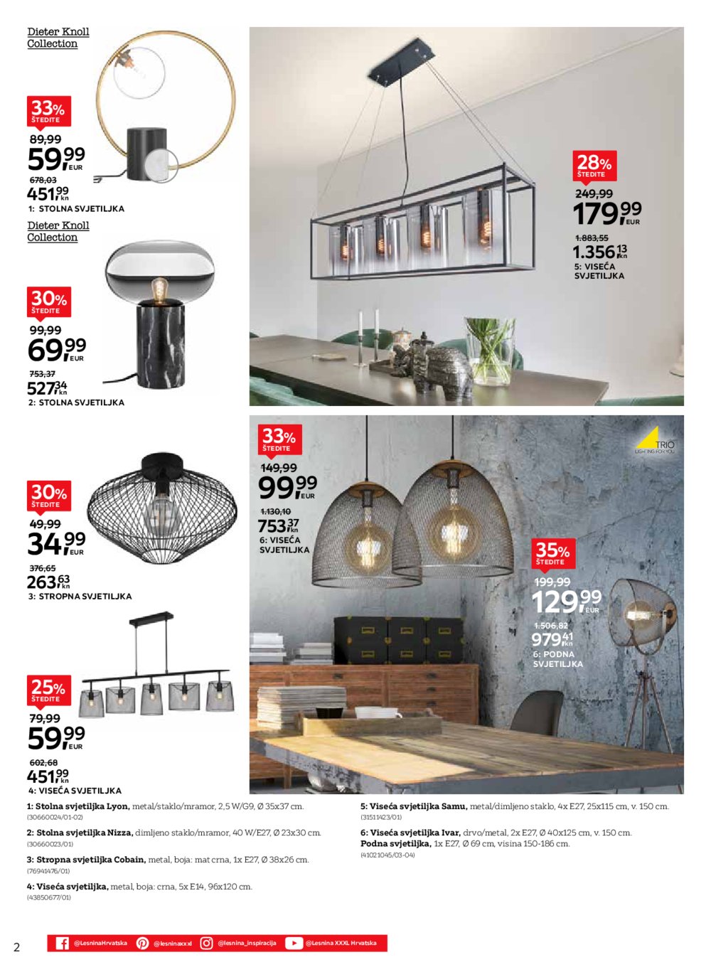 Lesnina katalog Inspiracija svjetlom 01.09.-30.09.2023.