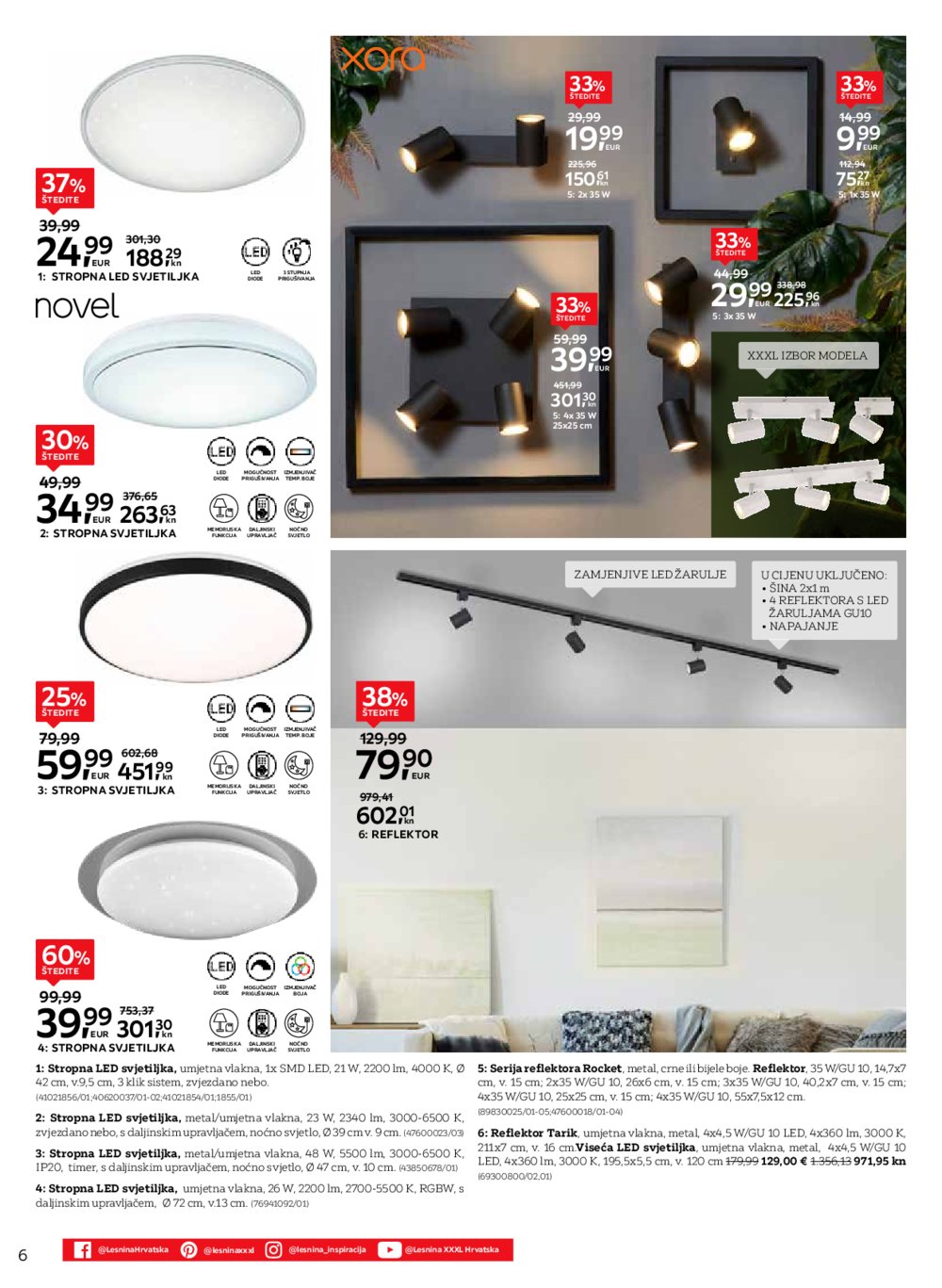 Lesnina katalog Inspiracija svjetlom 01.09.-30.09.2023.