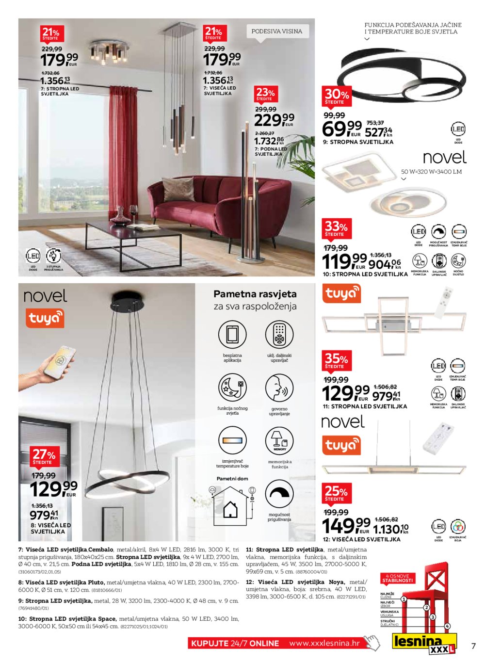 Lesnina katalog Inspiracija svjetlom 01.09.-30.09.2023.
