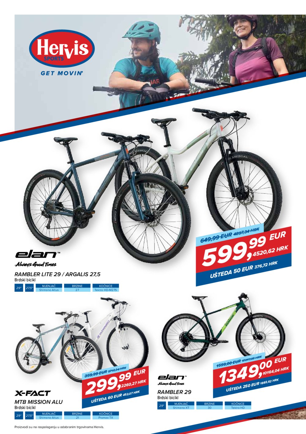 Hervis katalog Završetak biciklističke sezone 06.09.-12.09.2023.