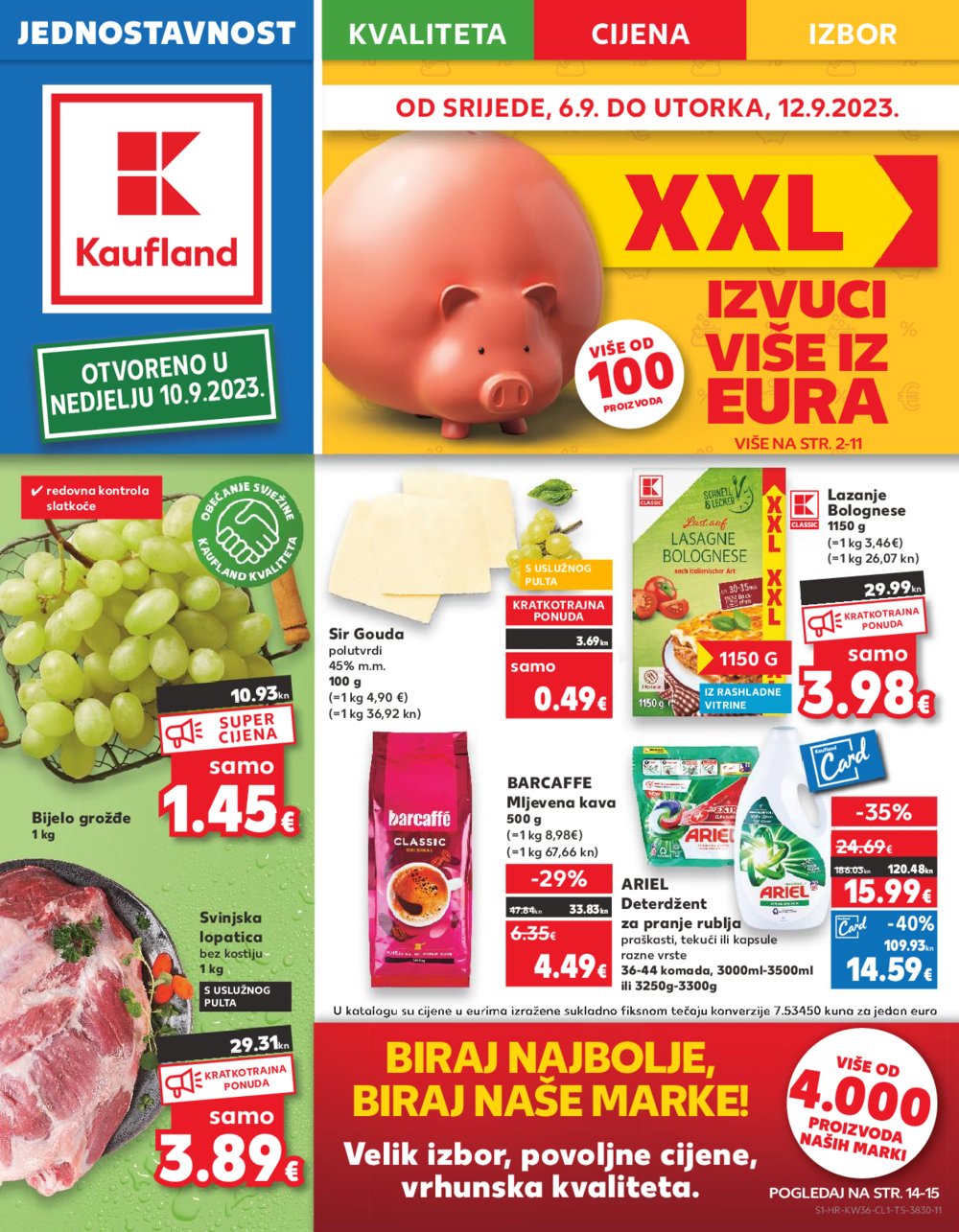 Kaufland katalog Akcija 06.09.-12.09.2023. Rovinj, Poreč, Makarska
