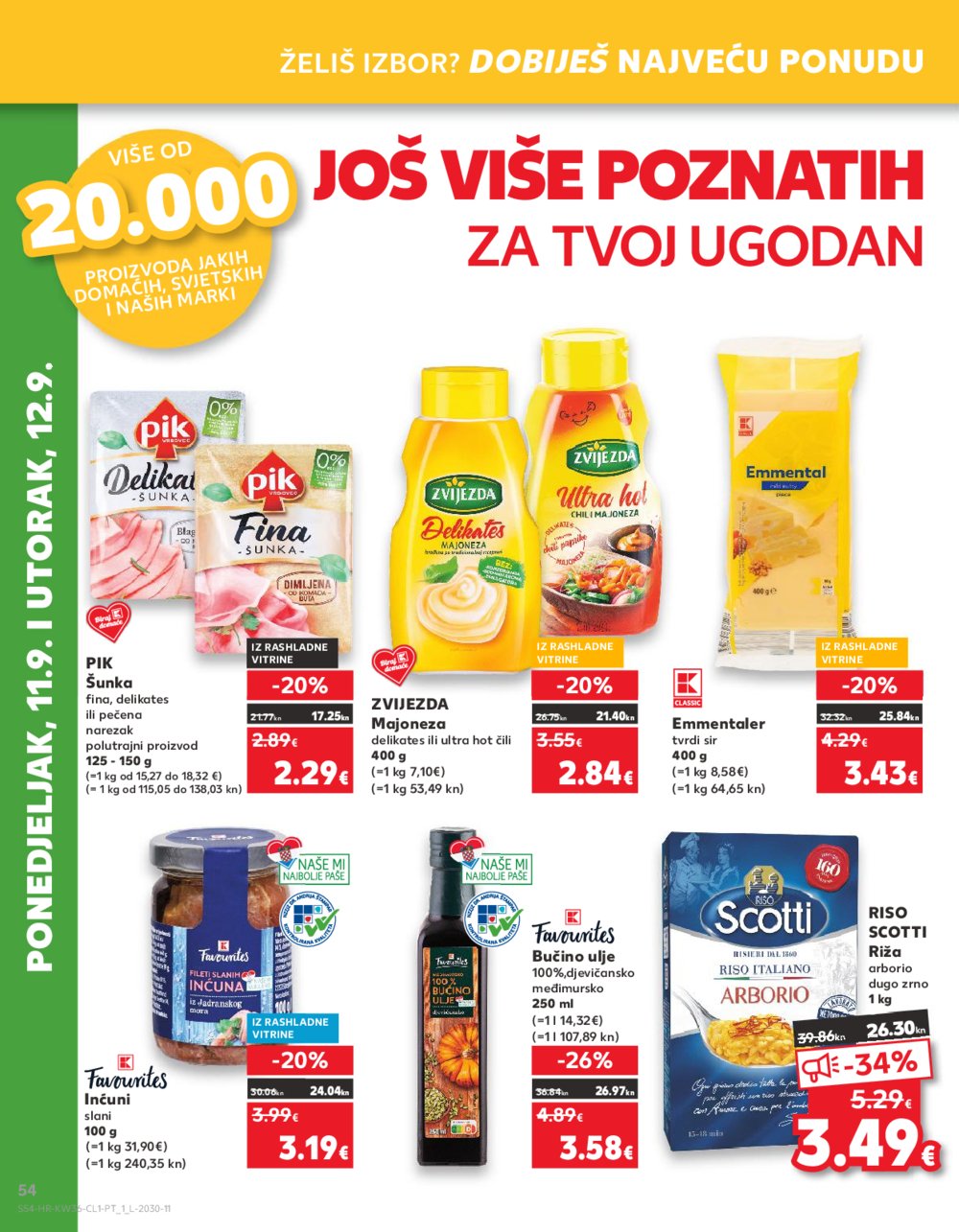 Kaufland katalog Akcija 06.09.-12.09.2023. Rovinj, Poreč, Makarska