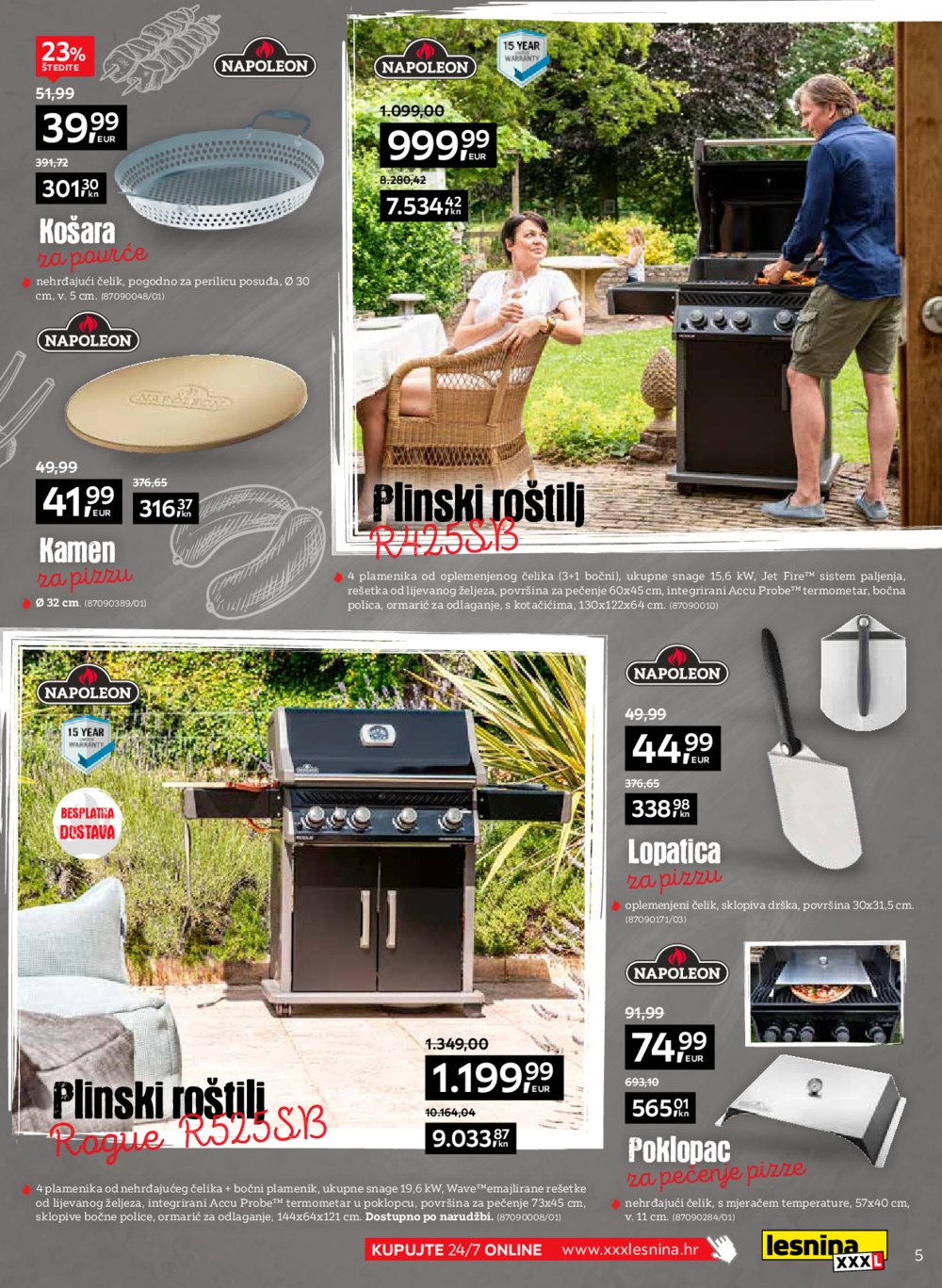 Lesnina katalog Last minute roštilja 05.09.-25.09.2023.