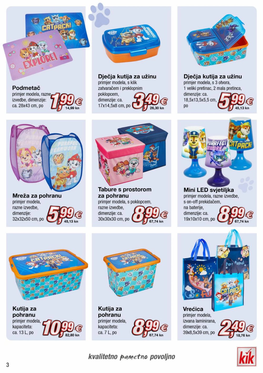 Kik katalog Slavi sa svojim Paw Patrol junacima 11.09.-25.09.2023.