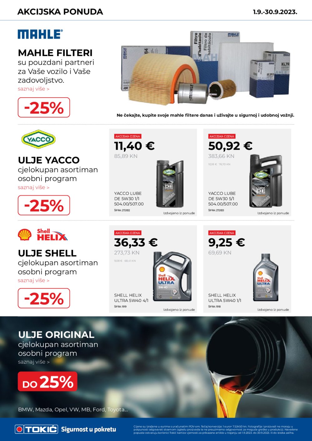 Tokić katalog Akcijska ponuda 01.09.-30.09.2023.